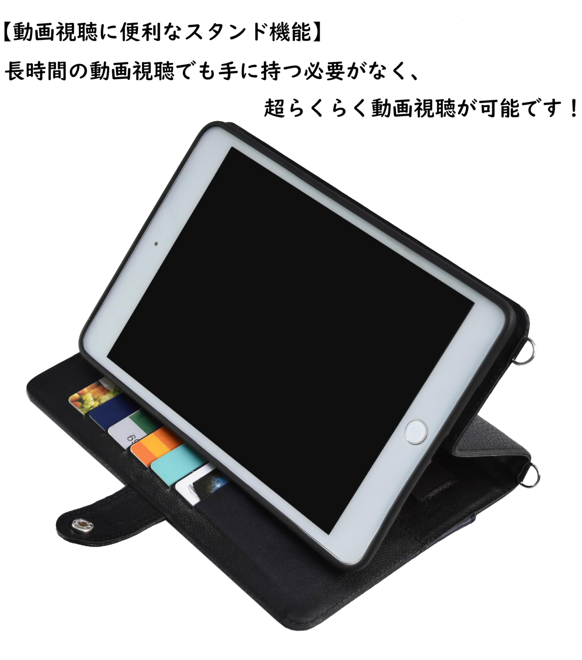 Amazon | iPad 9 ケース10.2インチ 第9世代用ケース スタンド機能 本革